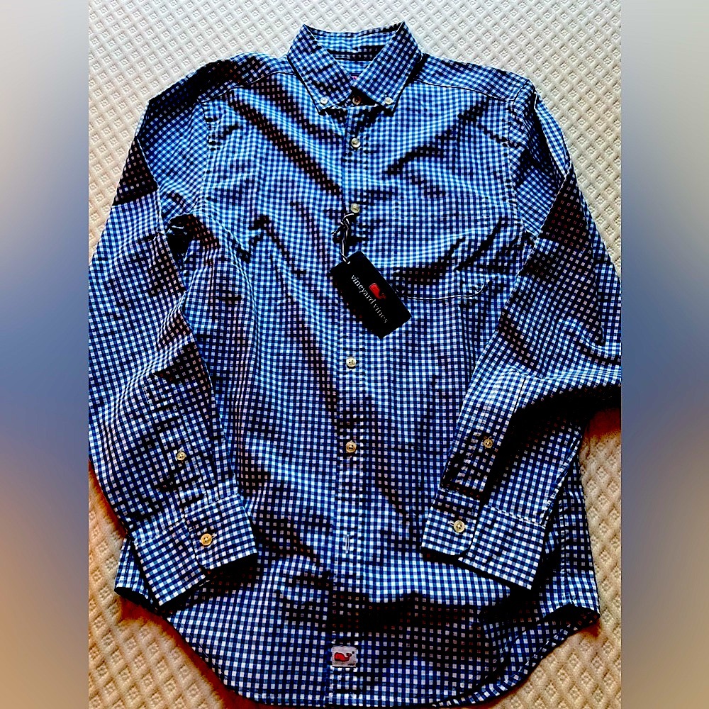 Vineyard Vines Classic Gingham Plaid Shirt